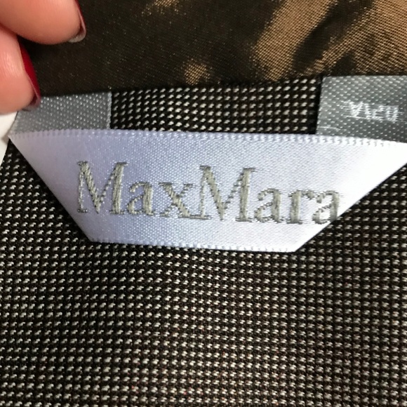 MAX MARA VINTAGE BROWN BLAZER JACKET - Picture 7 of 8